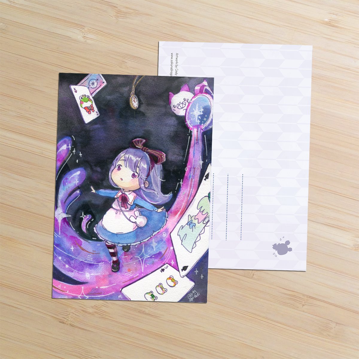 Sakuradragon - Rabbit Hole Postcard