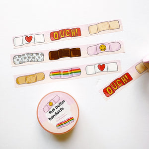 Calliope Pencil Factory - Washi tape - 15mm - Feel Better Bandaids Washi Tape