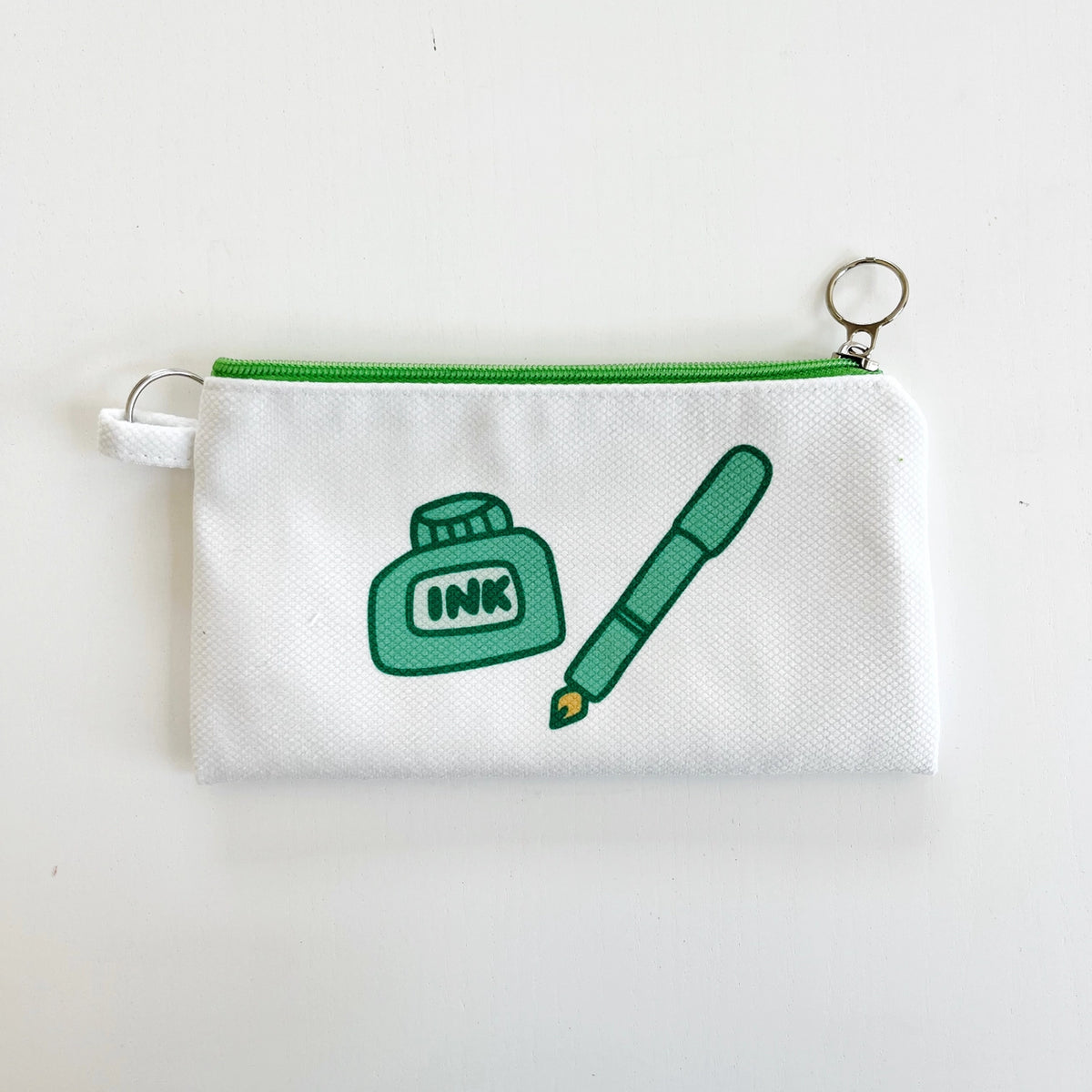 The Paper + Craft Pantry Canvas Pouch - Ink and Fountain Pen