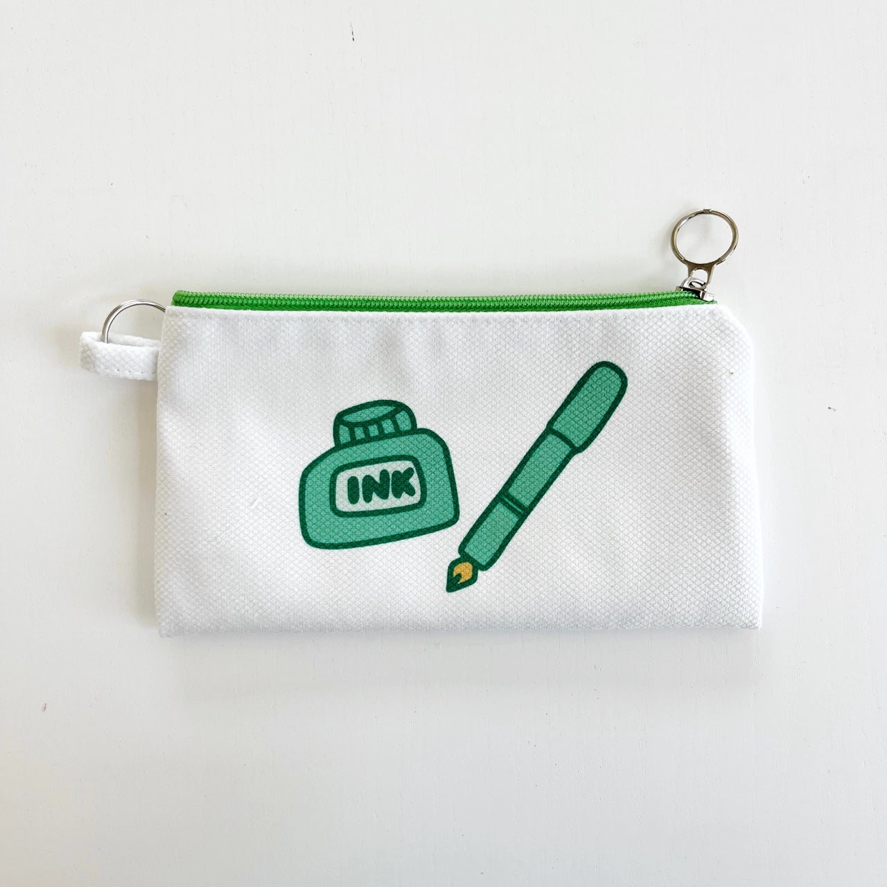 The Paper + Craft Pantry Canvas Pouch - Ink and Fountain Pen