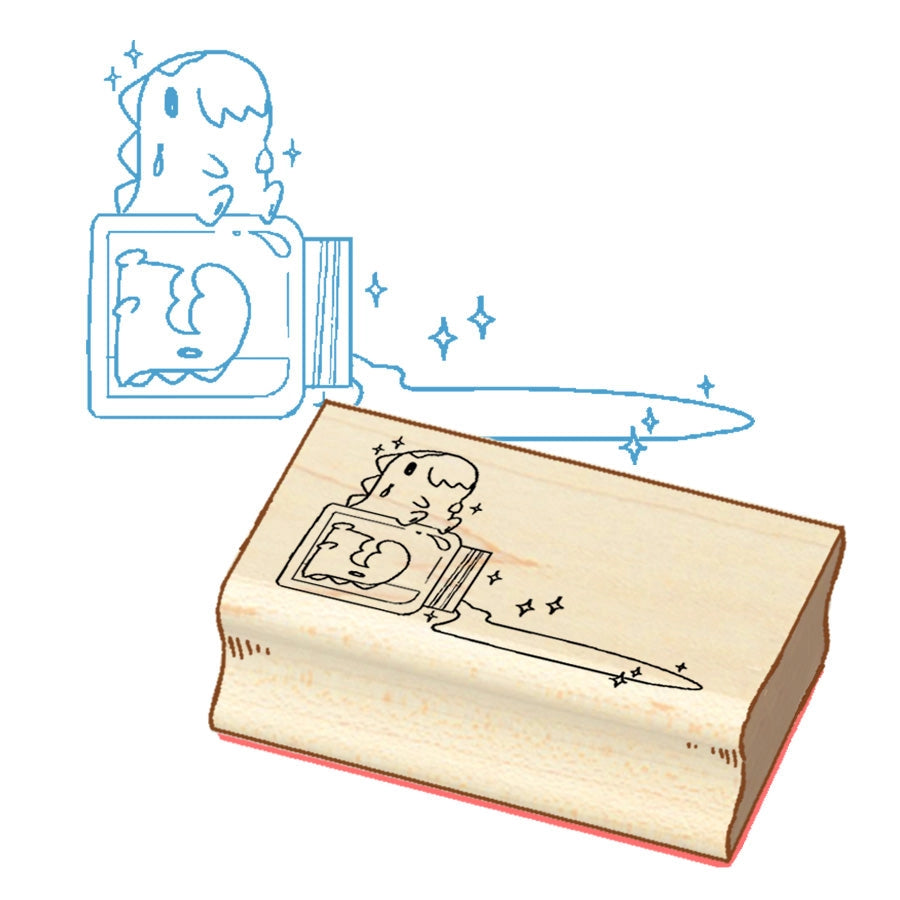 Sakuradragon - Troublemaker Wooden Stamp
