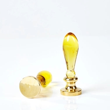 Freund Mayer Wax Seal Handle - Teardrop Murano Glass