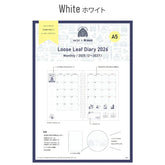 Kleid x Eric 2026 Loose Leaf Leaf Diary Refill Pages A5