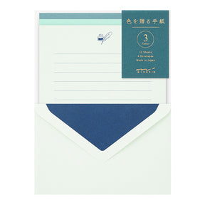 Midori Letter Set - Giving Color - Blue