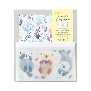 Midori Mini Letter Set - For You Sea Otter