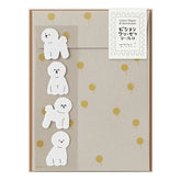 Midori Mini Letter Set with Stickers - Bichon Frise