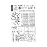 Hero Arts Clear Stamps - Vintage Map and Ledger