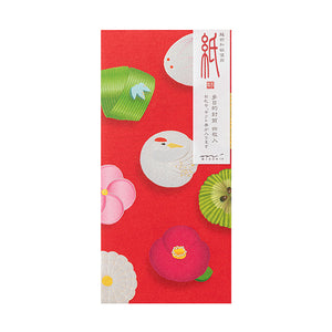 Midori Multipurpose Envelopes - Winter Japanese Sweets