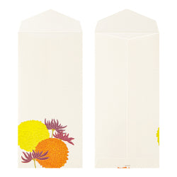 Midori Envelopes 078 Four Designs Autumn Chrysanthemum