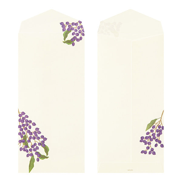 Midori Envelopes 110 Four Designs Autumn Berries S2
