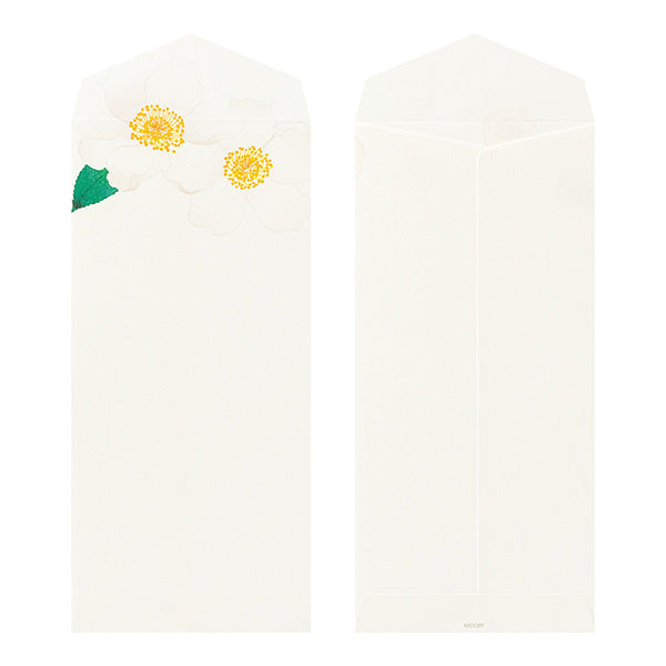 Midori Envelopes 118 Four Designs Camellia Sasanqua