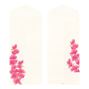 Midori Envelopes 126 Four Designs Spring Flower and Tree