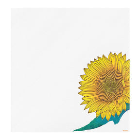 Midori Letter Pad 135 Foil Stamping Sunflower S2