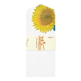 Midori Envelopes 136 Foil Stamping Sunflower S2