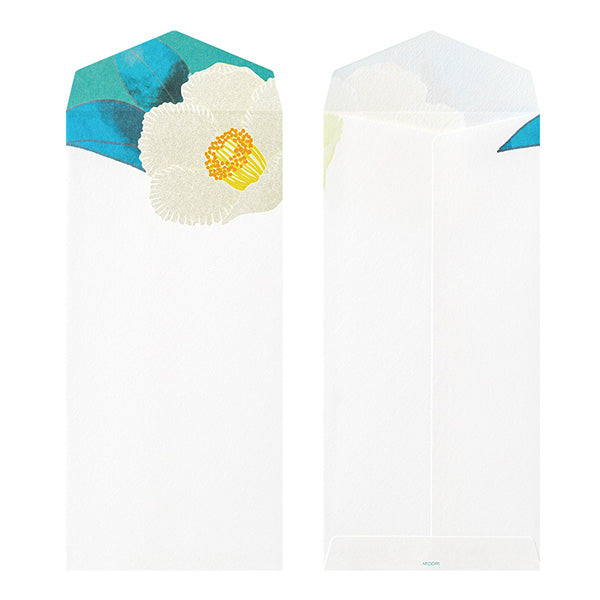 Midori Envelopes 140 Silk Printing Japanese Stewartia