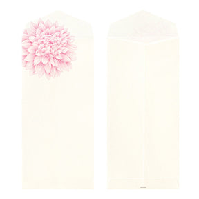 Midori Envelopes 142 Four Designs Dahlia