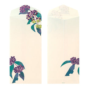 Midori Envelopes 144 Foil Stamping Japanese Beauty Berry