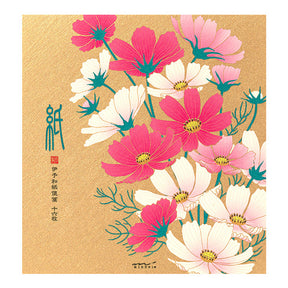 Midori Letter Pad 147 Silk Printing Cosmos