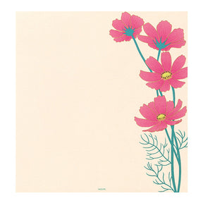 Midori Letter Pad 147 Silk Printing Cosmos