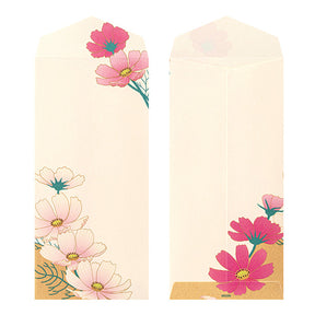 Midori Envelopes 148 Silk Printing Cosmos