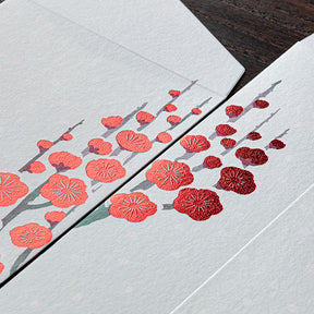 Midori Envelopes 152 Snow Winter Plum