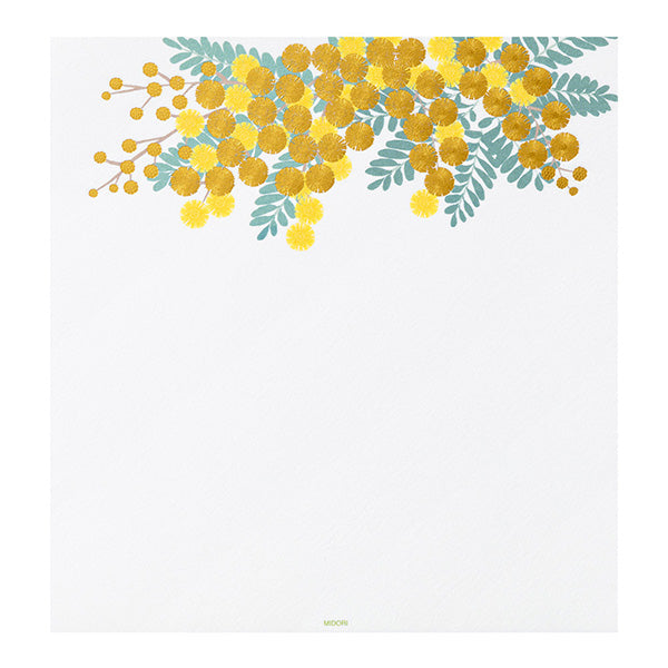 Midori - Foil Stamping - Mimosa Letter Pad (159)