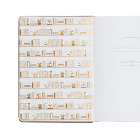 Archer & Olive - Bookshelf Lined Notebook - A5