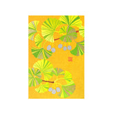 Midori -  Postcard Ginkgo and Gingko Pattern