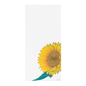 Midori Message Letter Pad 565 Foil Stamping Sunflower S2