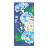 Midori Message Letter Pad 589 Silk-Printing Morning Glory
