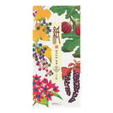 Midori Message Pad - Four Designs Autumn Fruit 609
