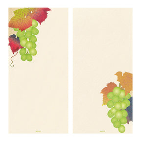 Midori Message Pad - Silk-Printing Grape Pattern 612