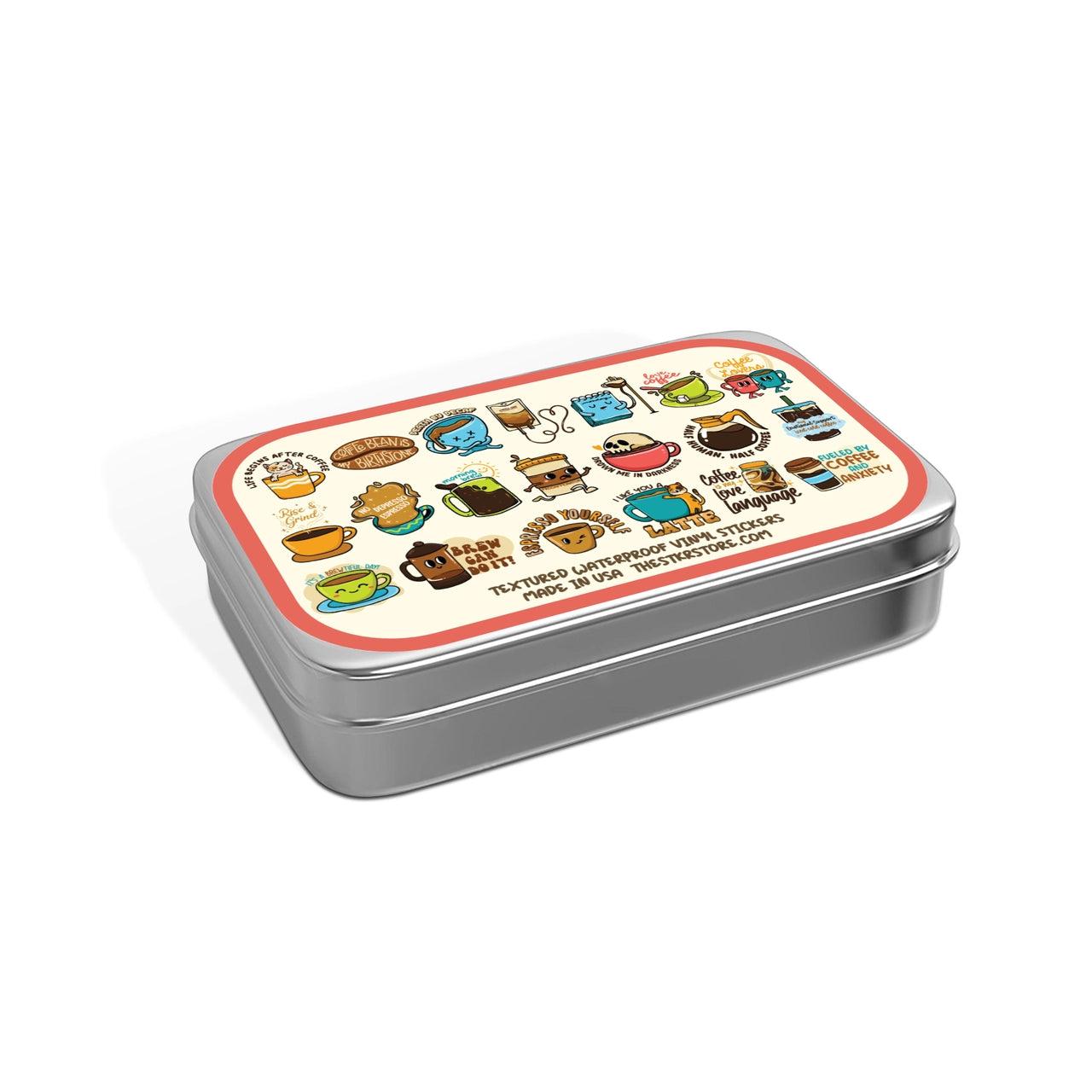 Girls Printing House - Tin Can Coffee Stickers