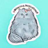 Amy Hartelust Art & Illustration - Vinyl Sticker - Dissociation Cat