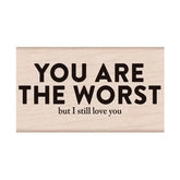 Hero Arts Wooden Stamp - Snarky Love You