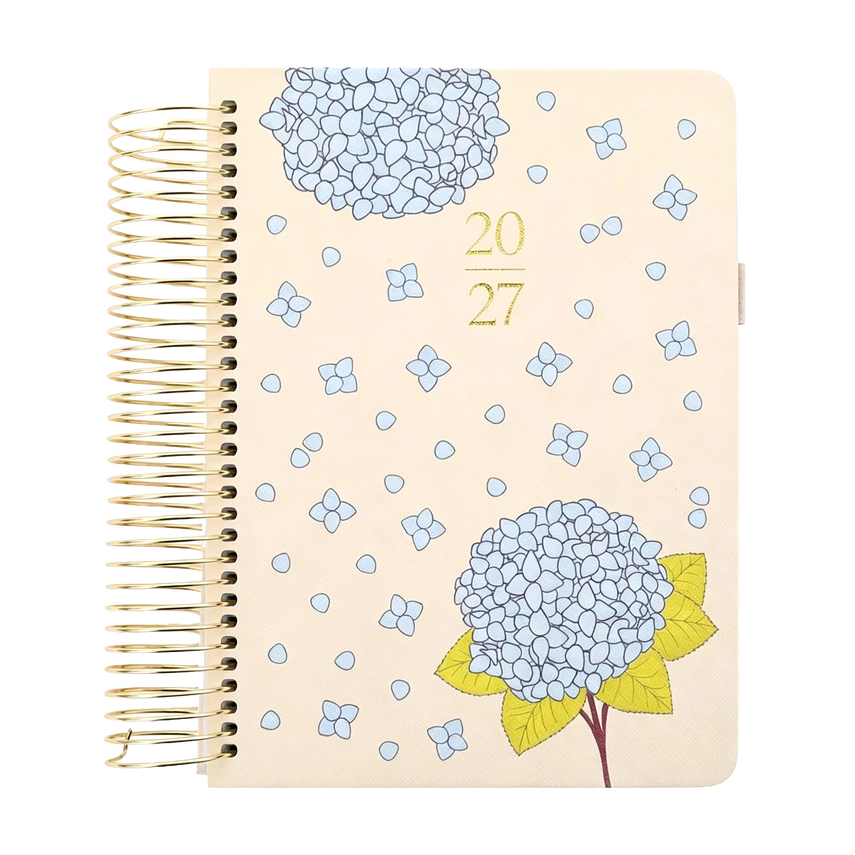 Linda Tong Planners - 2027 Illustrated Planner - Hydrangeas