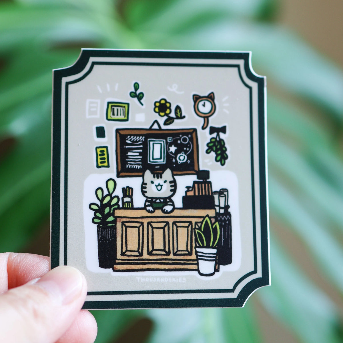 Thousand Skies - Stationery Store Vinyl Sticker