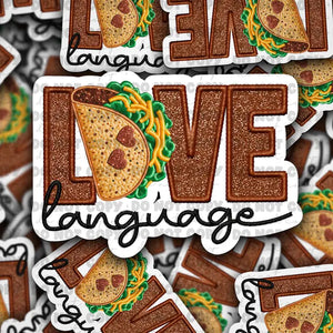 It's Transfer Time - Die Cut Sticker - Taco Love Language