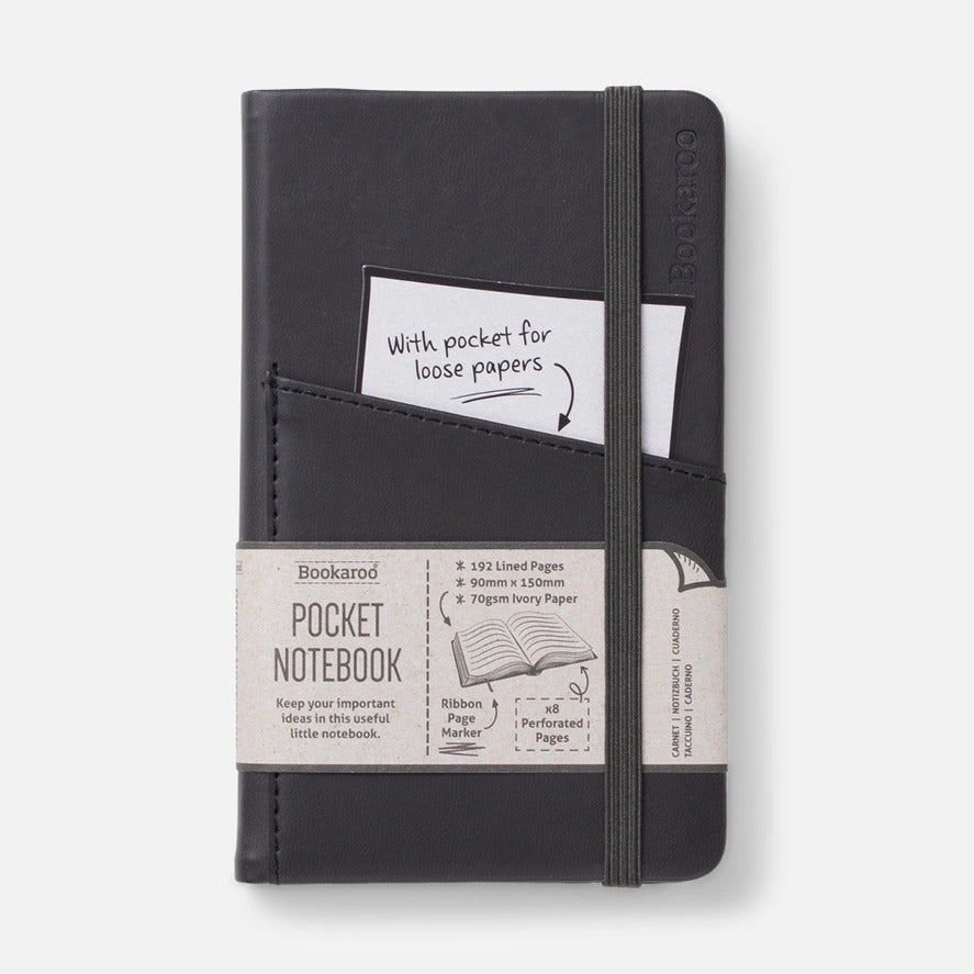 If Bookaroo A6 Pocket Notebook - Black
