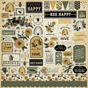 Echo Park Paper Co. - Honey Bee Element Sticker