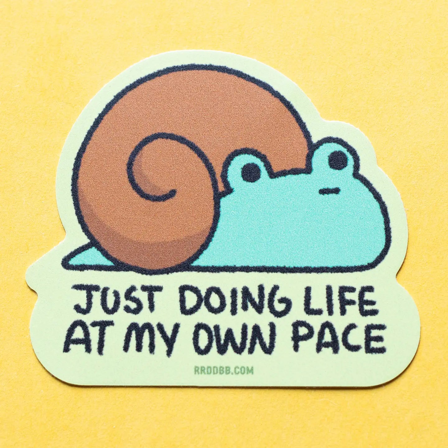 Robot Dance Battle - Lazy Snail Sticker