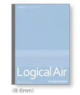 Nakabayashi Logical Air B5 Swing Notebook - Logical 6mm Rule