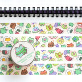 Robot Dance Battle - Chaos of Frogs Washi Tape