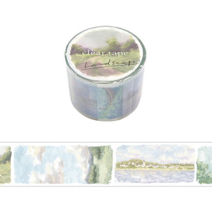 Mind Wave- Washi tape - 30mm - Landscape Sunlight Through the Trees