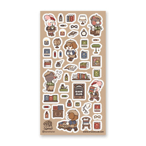 STICKII Sticker Sheet - Cutie Book Club
