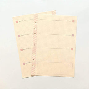 Raymay Davinci Note Refills A5 - Free Weekly Schedule