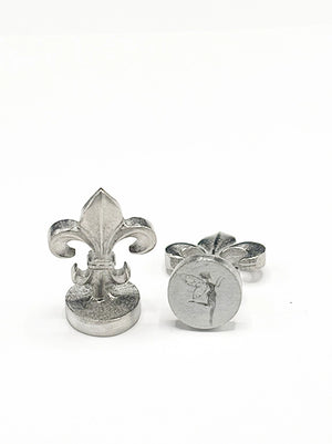 Global Solutions Metal Wax Seal 3/4" with Fleur-de-lis handle - Fairy