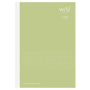 Nakabayashi W/U B6 Vertical Gridded Notebook - Pistachio Green