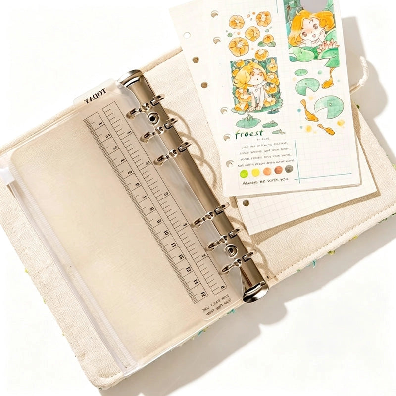 NoteMood - Tweed Fabric Refillable Binder Notebook