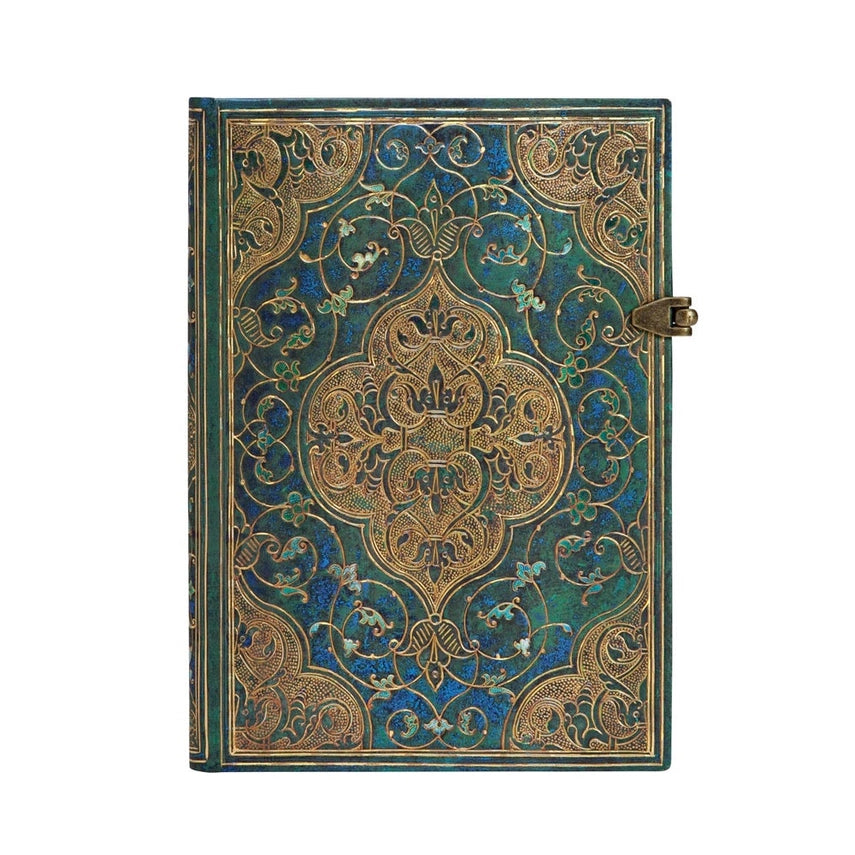 Chronicle Books - Paperblanks Turquoise Chronicles Lined Hardcover - Midi